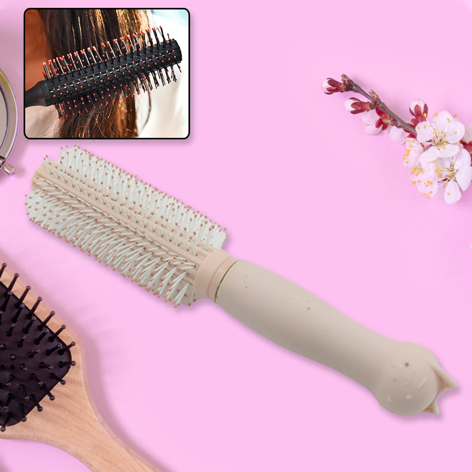 Massage Comb, Air Cushion Massage Hair Brush Ergonomic Matt Disappointment for Straight Curly Hair Cushion Curly Hair Comb for All Hair Types, Home Salon DIY Hairdressing Tool (1 Pc) Massage Comb, Air Cushion Massage Hair Brush Ergonomic Matt Disappointment for Straight Curly Hair Cushion Curly Hair Comb for All Hair Types, Home Salon DIY Hairdressing Tool (1 Pc)